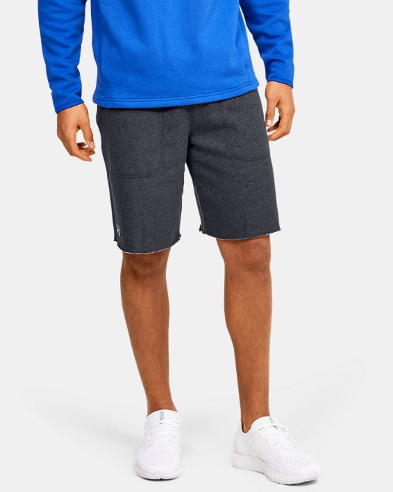 Men's UA Hustle Fleece Shorts, Black, pdpMainDesktop image number 0